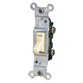 Leviton 2653-2 CO/ALR Side Wired Framed 3-Way Toggle